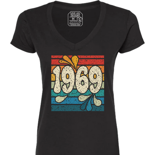 1969 V-Neck T-Shirt (WOMEN)