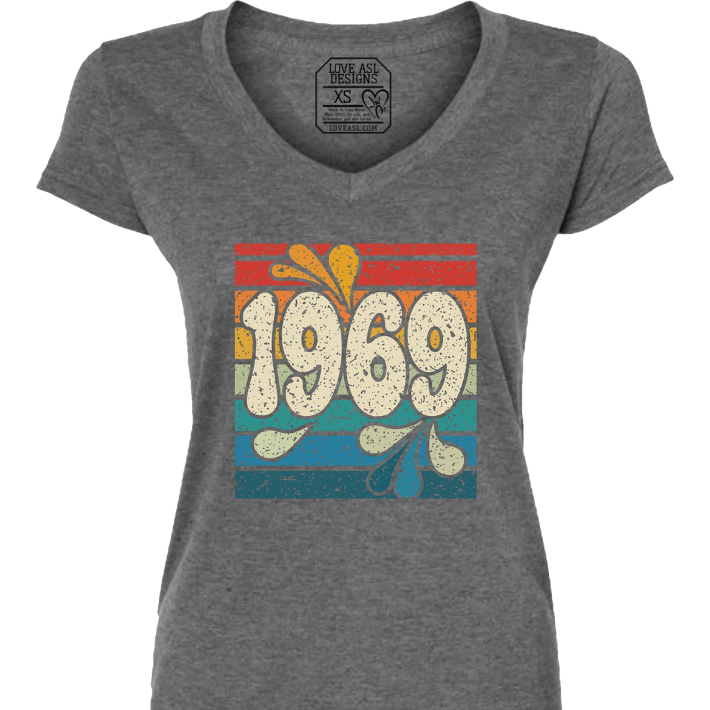 1969 V-Neck T-Shirt (WOMEN)