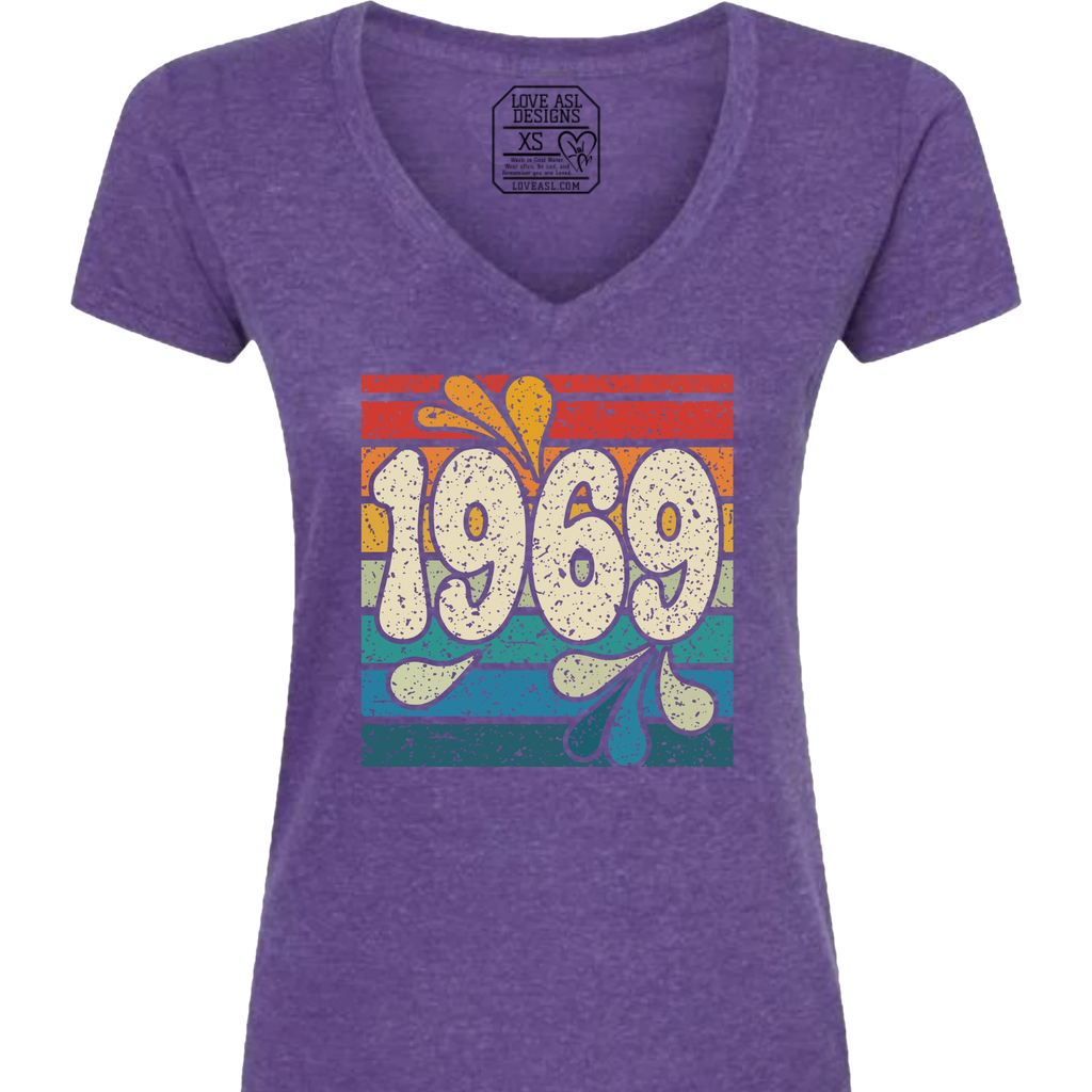 1969 V-Neck T-Shirt (WOMEN)