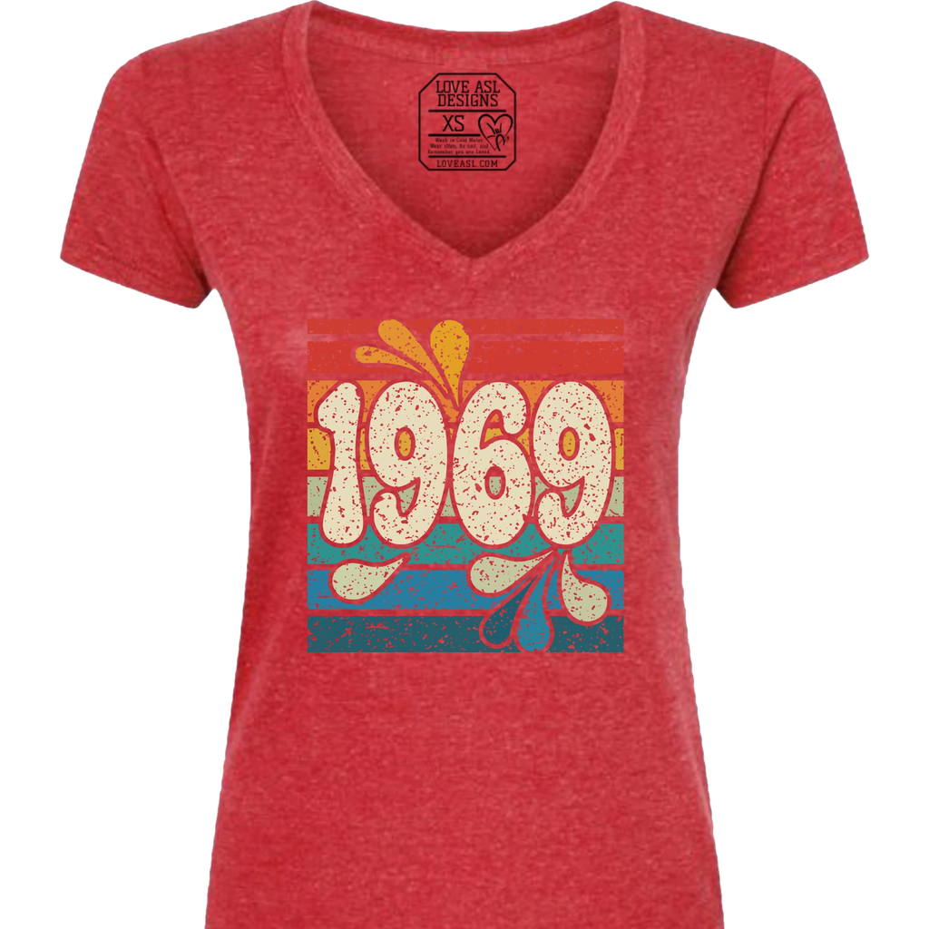 1969 V-Neck T-Shirt (WOMEN)