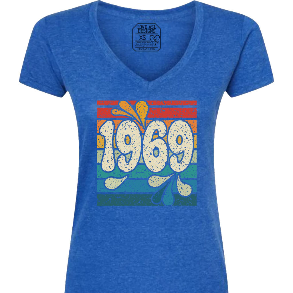 1969 V-Neck T-Shirt (WOMEN)