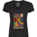 1969 Woodstock V-Neck T-Shirt (WOMEN)