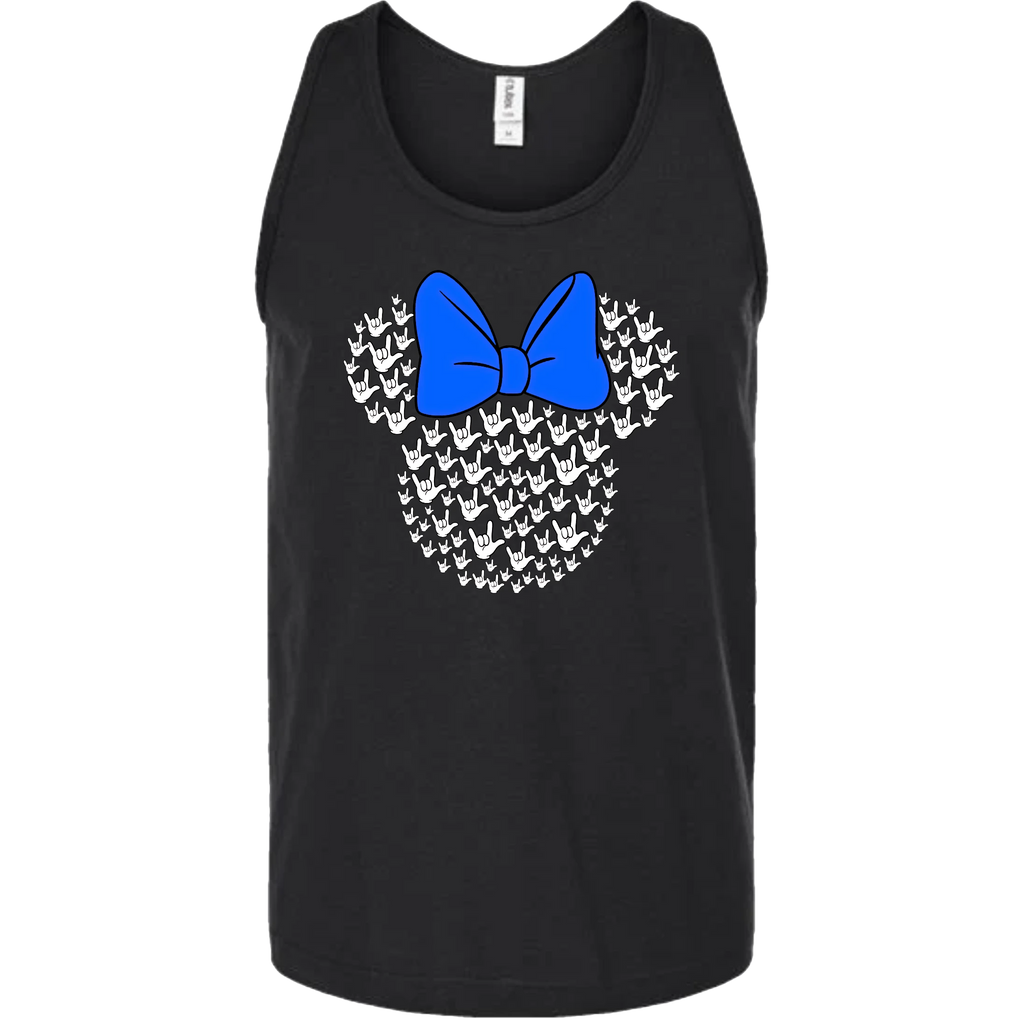 ASL Disney Silhouette Blue/White Tank Top (MEN)