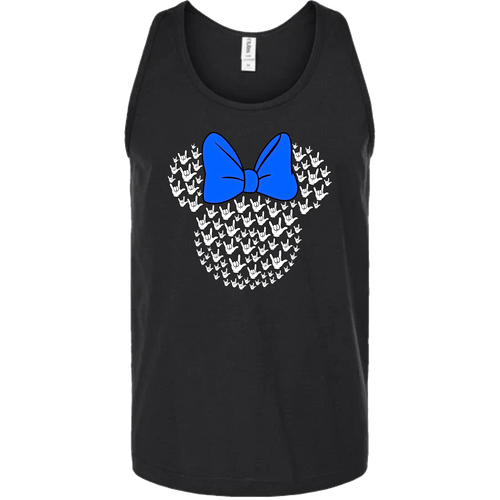 ASL Disney Silhouette Blue/White Tank Top (MEN)