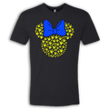 ASL Disney Silhouette Blue/Yellow Crew Shirt