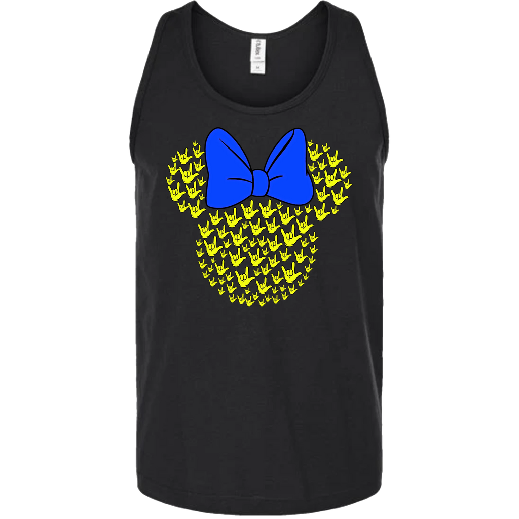 ASL Disney Silhouette Blue/Yellow Tank Top (MEN)