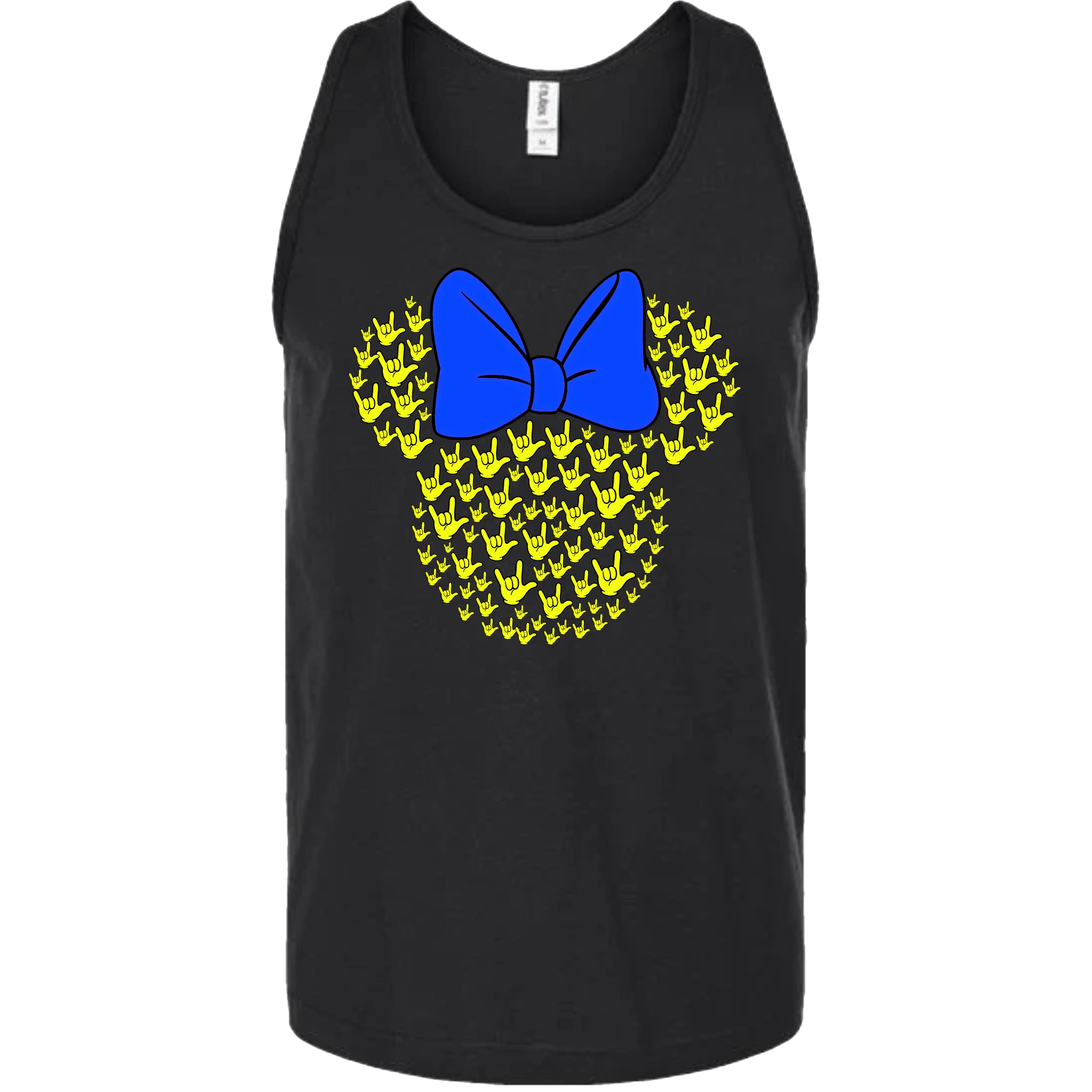 ASL Disney Silhouette Blue/Yellow Tank Top (MEN)