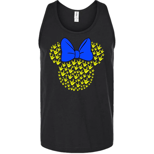 ASL Disney Silhouette Blue/Yellow Tank Top (MEN)