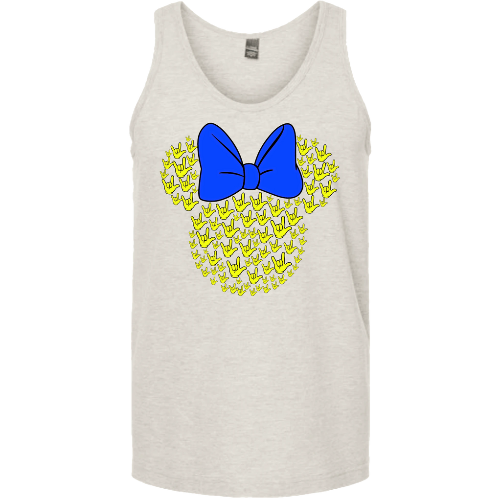 ASL Disney Silhouette Blue/Yellow Tank Top (MEN)