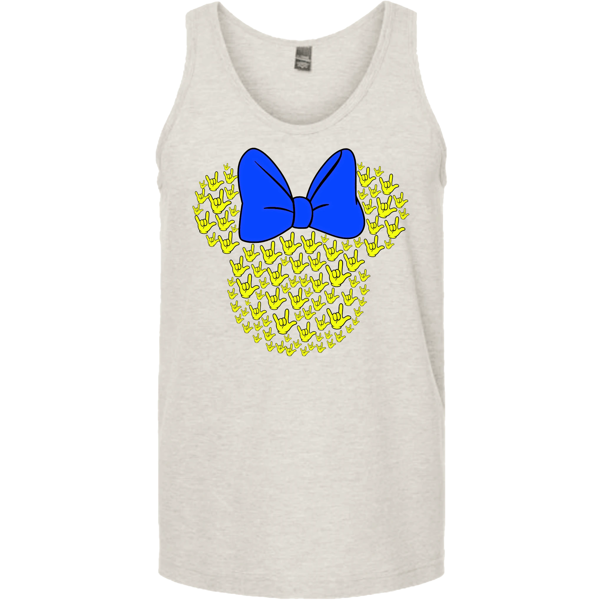 ASL Disney Silhouette Blue/Yellow Tank Top (MEN)