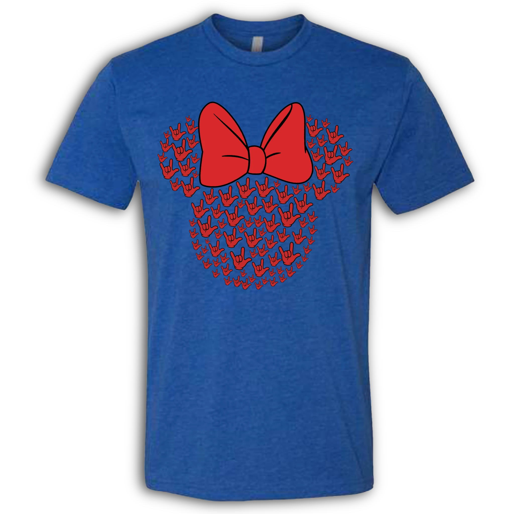 ASL Disney Silhouette Red/Red Crew Shirt