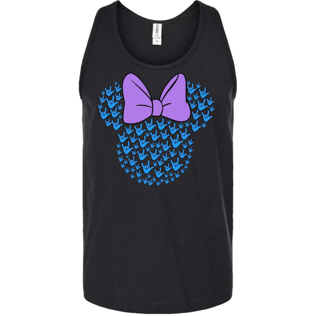 ASL Disney Silhouette Purple/Blue Tank Top (MEN)