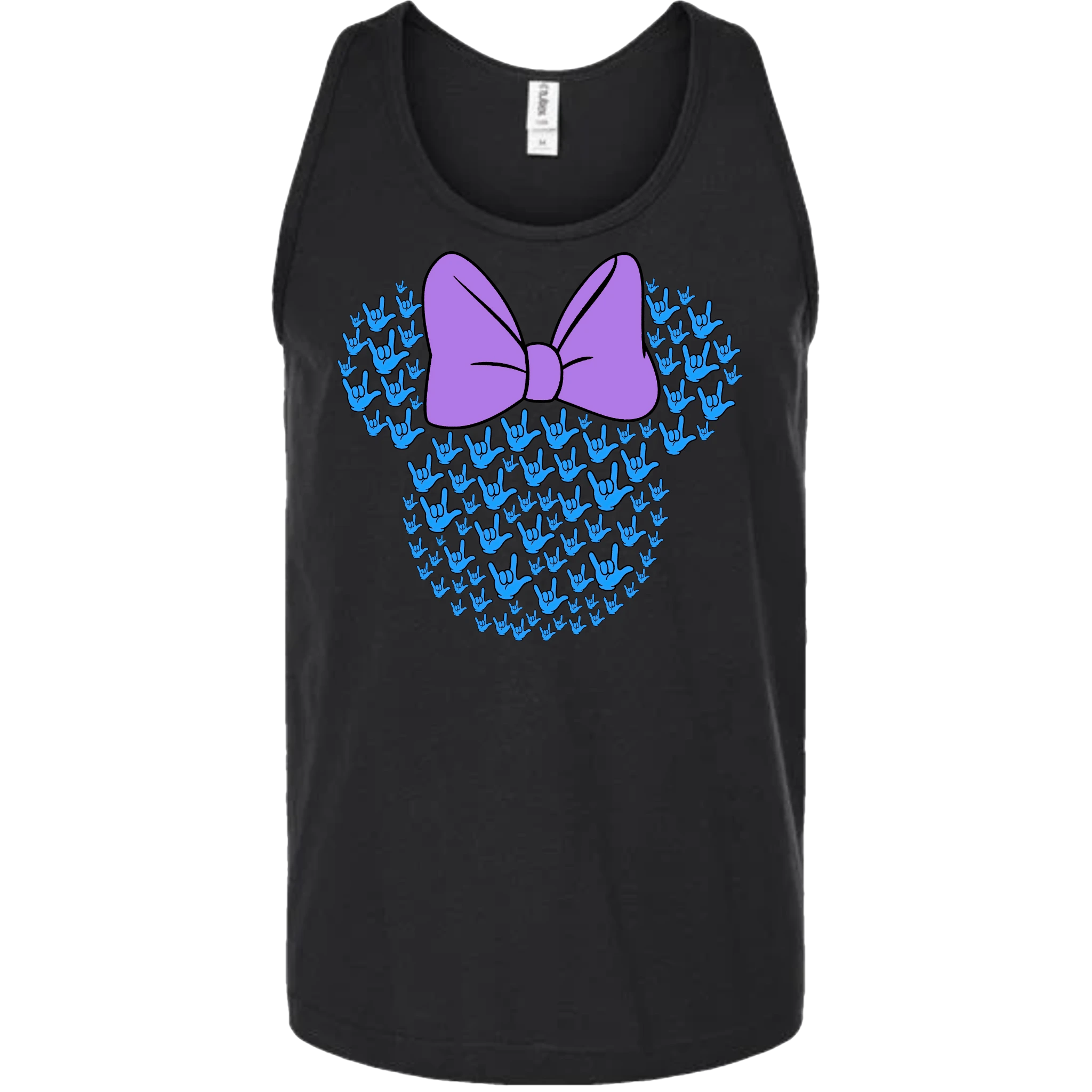 ASL Disney Silhouette Purple/Blue Tank Top (MEN)