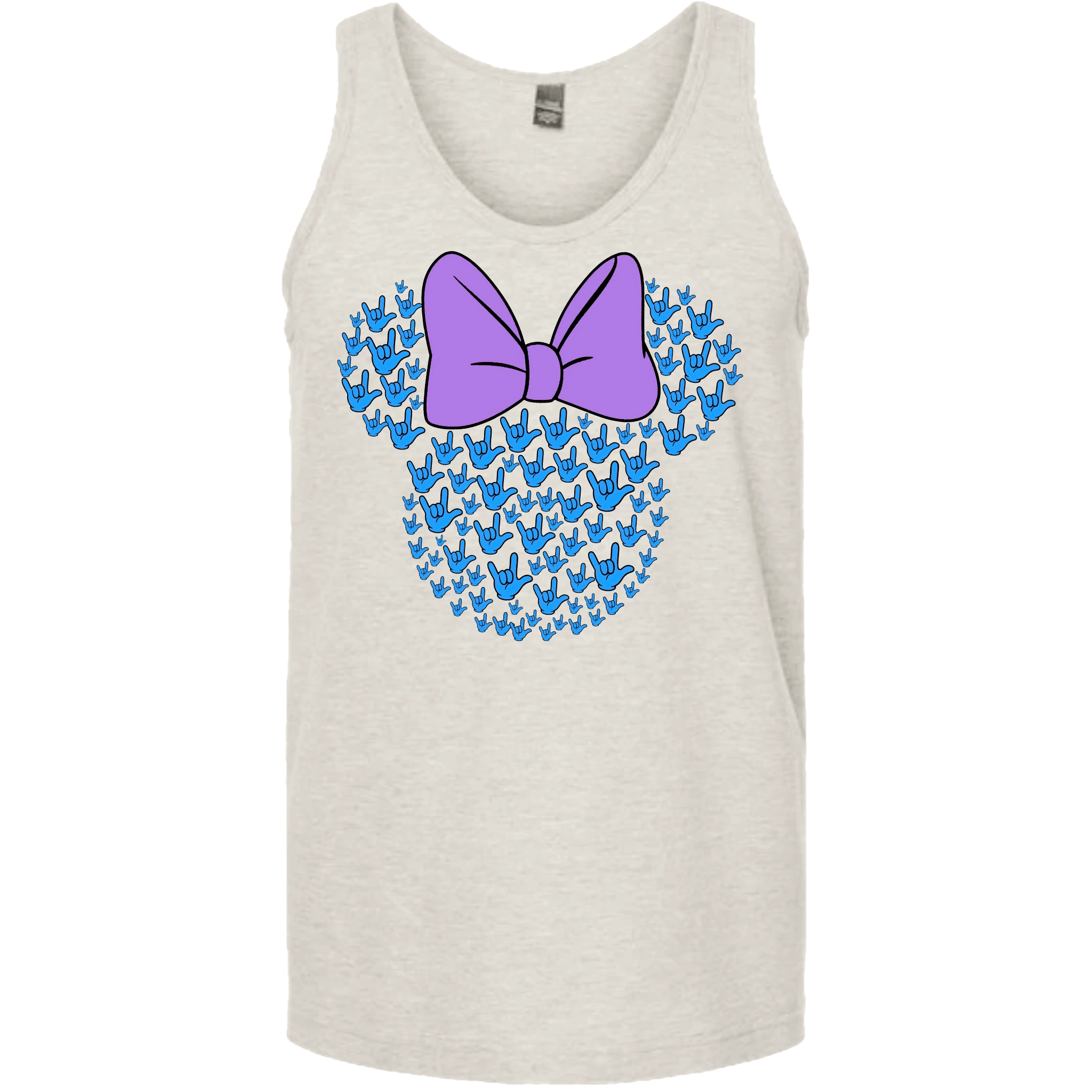 ASL Disney Silhouette Purple/Blue Tank Top (MEN)