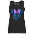 ASL Disney Silhouette Purple/Blue Tank Top (WOMEN)