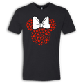 ASL Disney Silhouette White/Red Crew Shirt