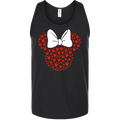 ASL Disney Silhouette White/Red Tank Top (MEN)
