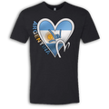 Argentina Flag ILY HEART T-Shirt