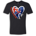 Australia Flag ILY HEART T-Shirt