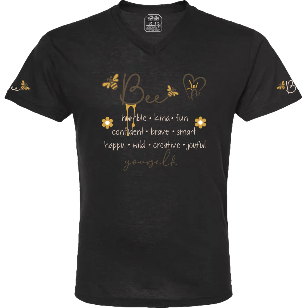 Bee Yourself V-Neck T-Shirt (MEN)