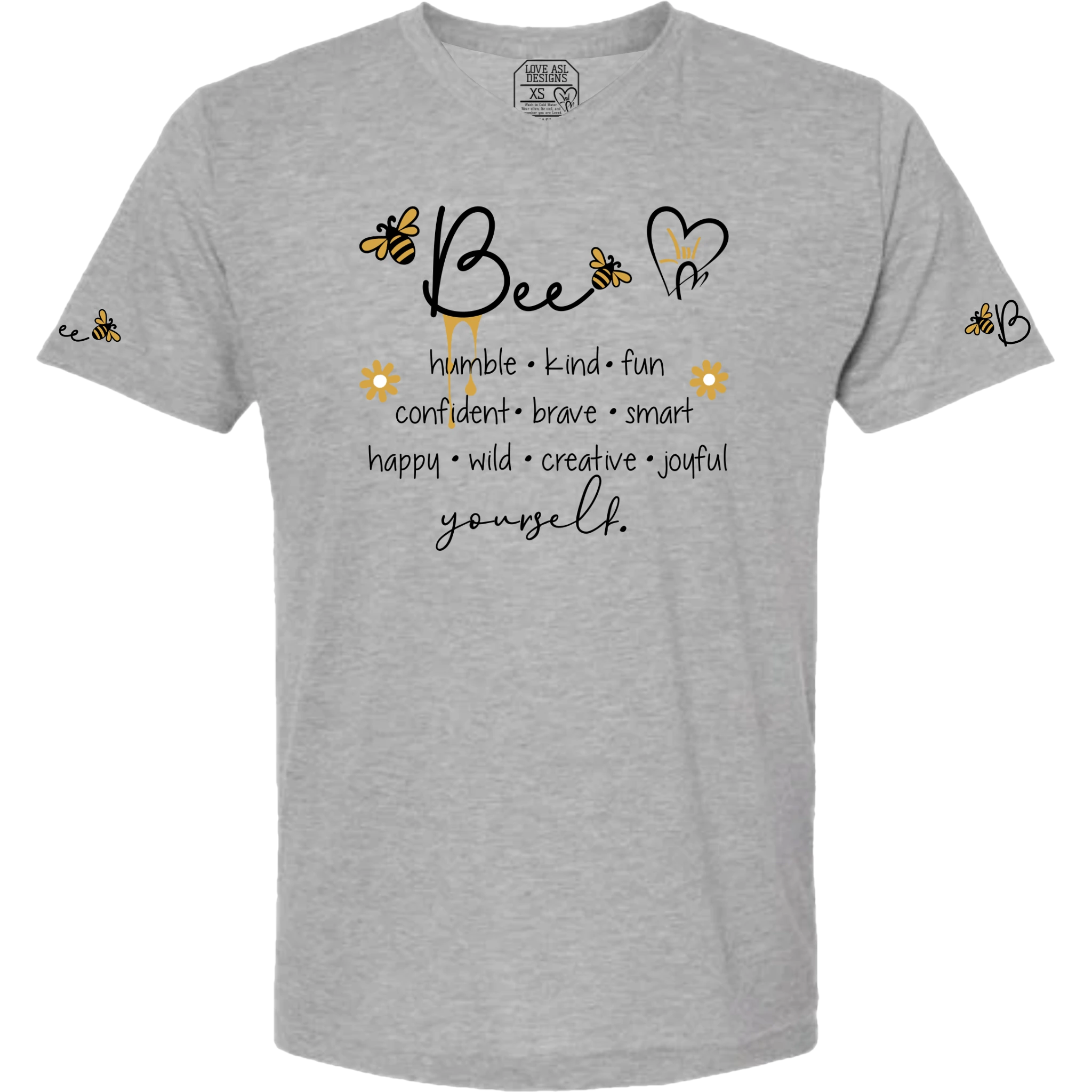 Bee Yourself V-Neck T-Shirt (MEN)