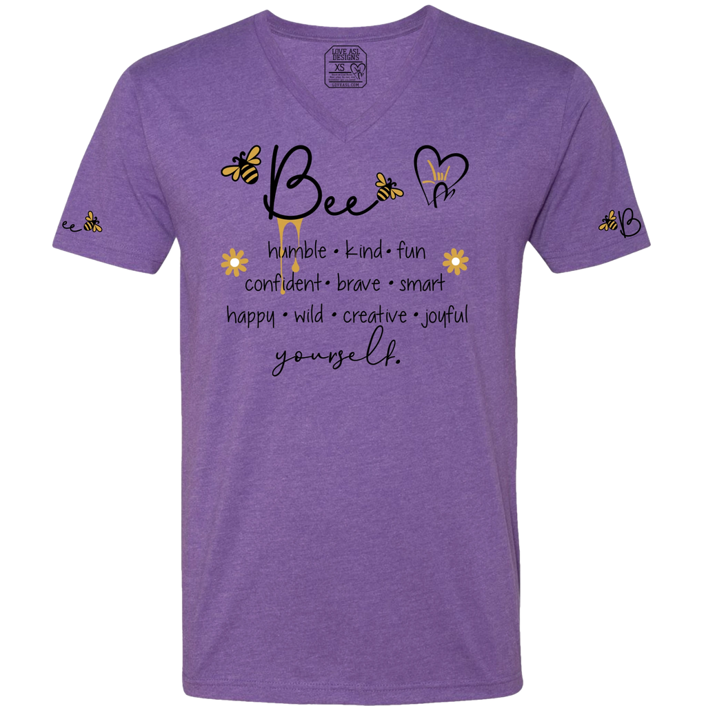 Bee Yourself V-Neck T-Shirt (MEN)