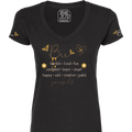 Bee Yourself V-Neck T-Shirt (WOMEN)