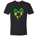 Brazil Flag ILY HEART T-Shirt