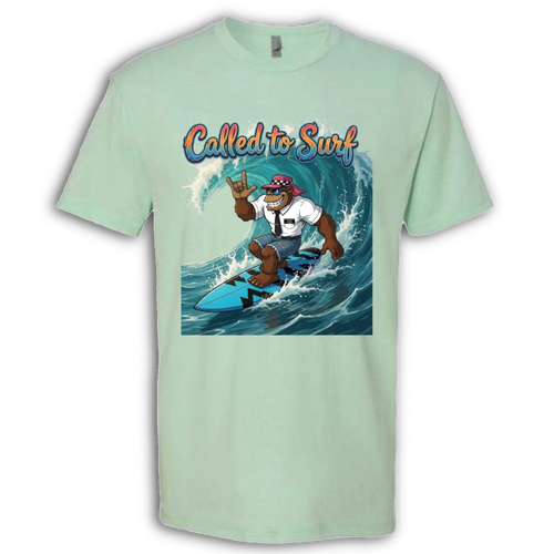 ASL Called to Surf Surfing T-Shirt