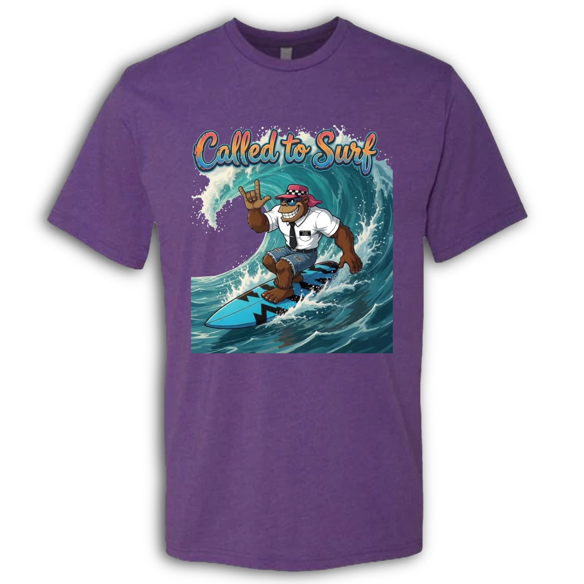 ASL Called to Surf Surfing T-Shirt