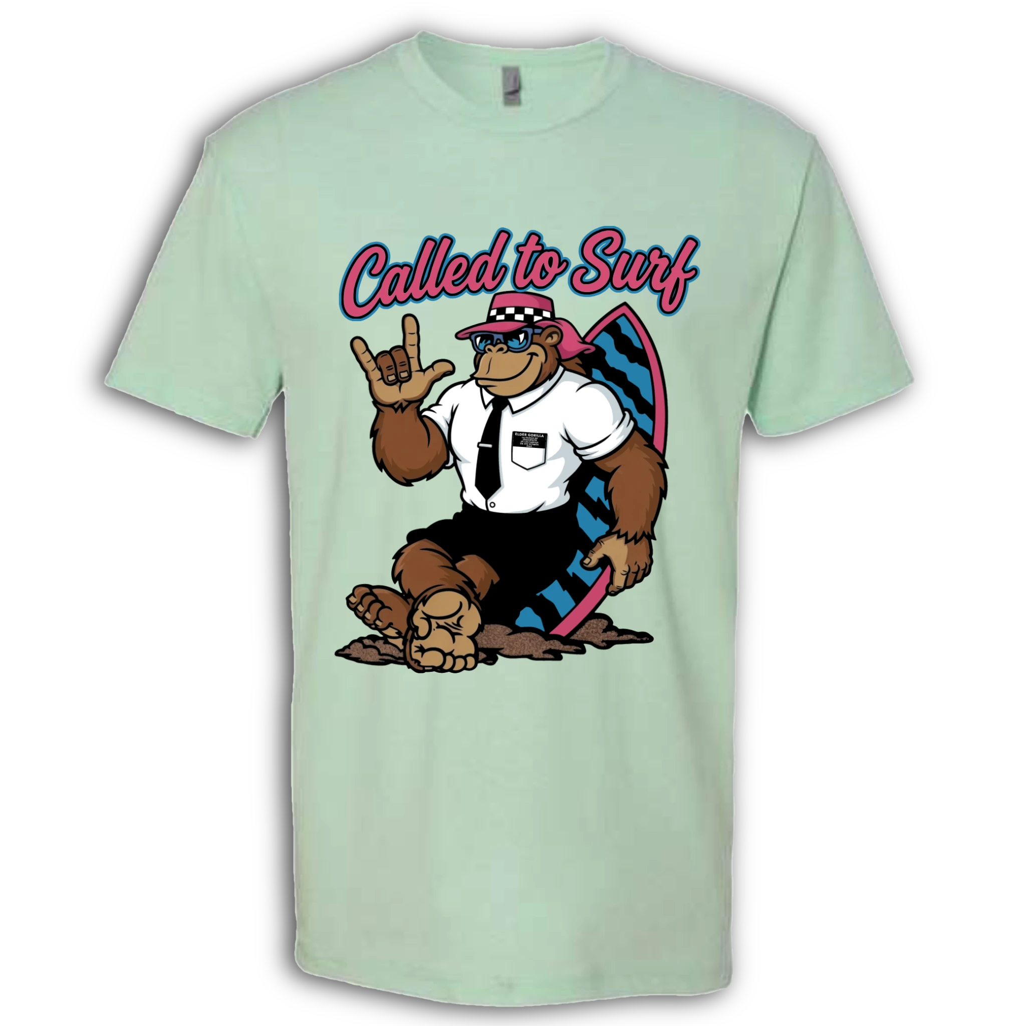 ASL Called to Surf Standing T-Shirt