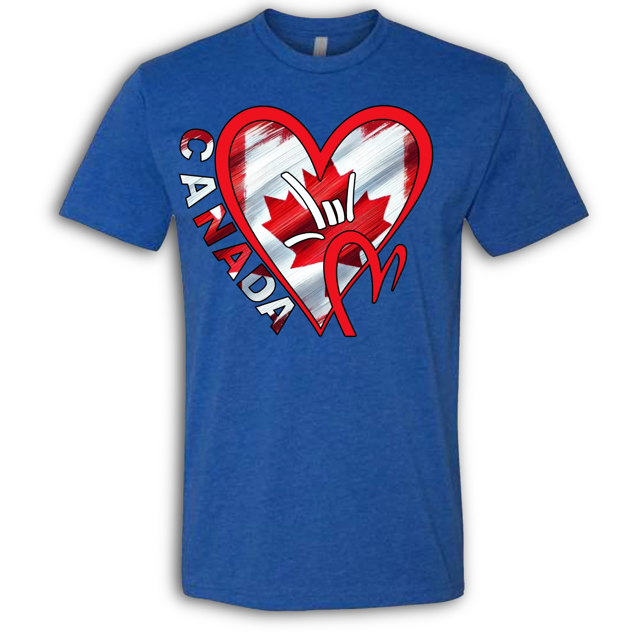Canada Flag ILY HEART T-Shirt