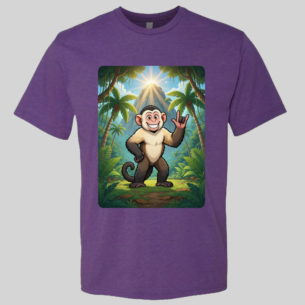 ASL Capuchin Monkey T-Shirt