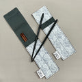 White Paisley Chopsticks Case
