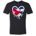 Cuba Flag ILY HEART T-Shirt