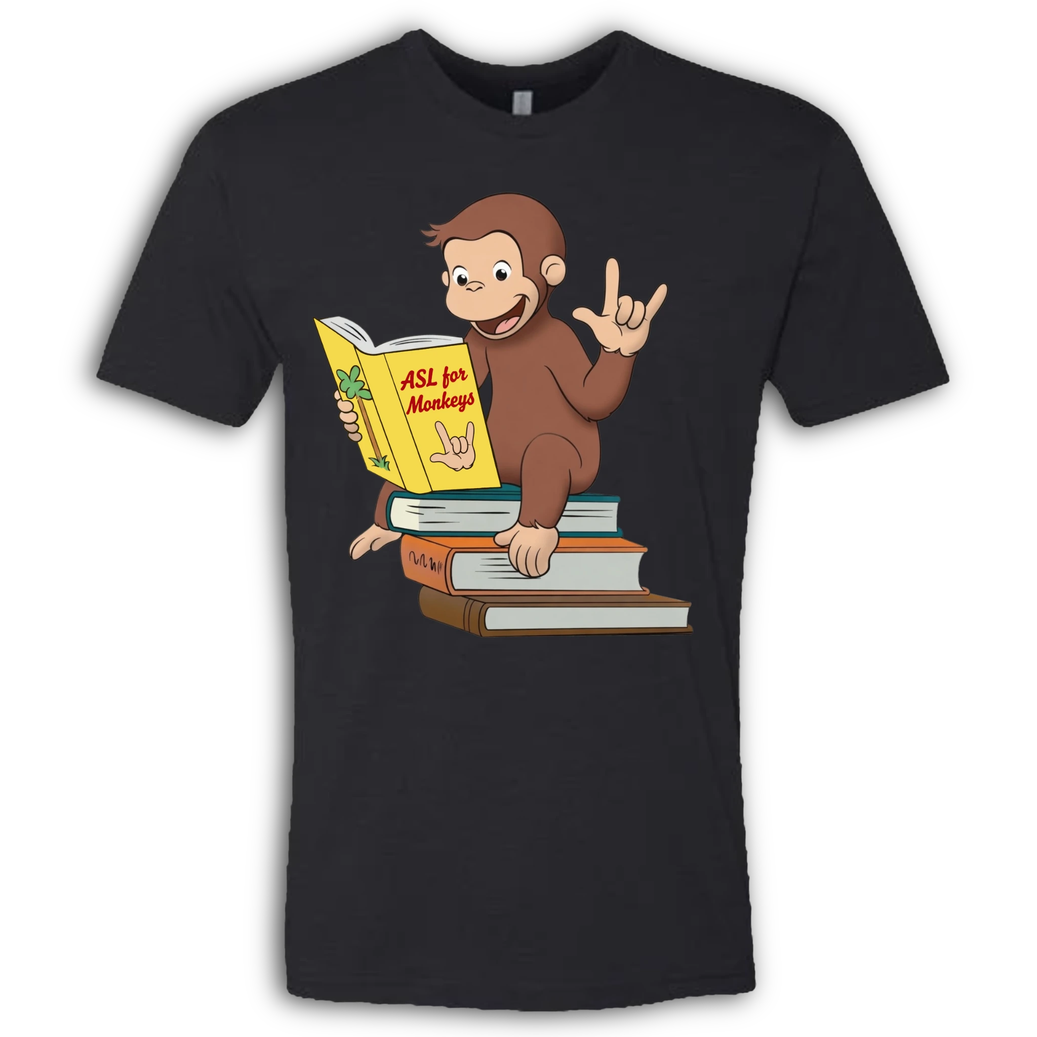 Curious George ASL T-Shirt