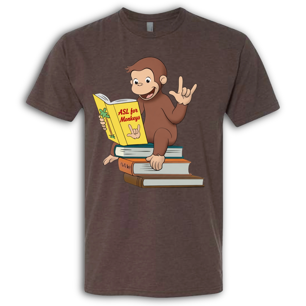 Curious George ASL T-Shirt