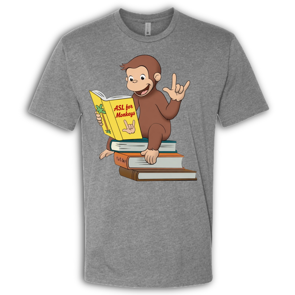 Curious George ASL T-Shirt