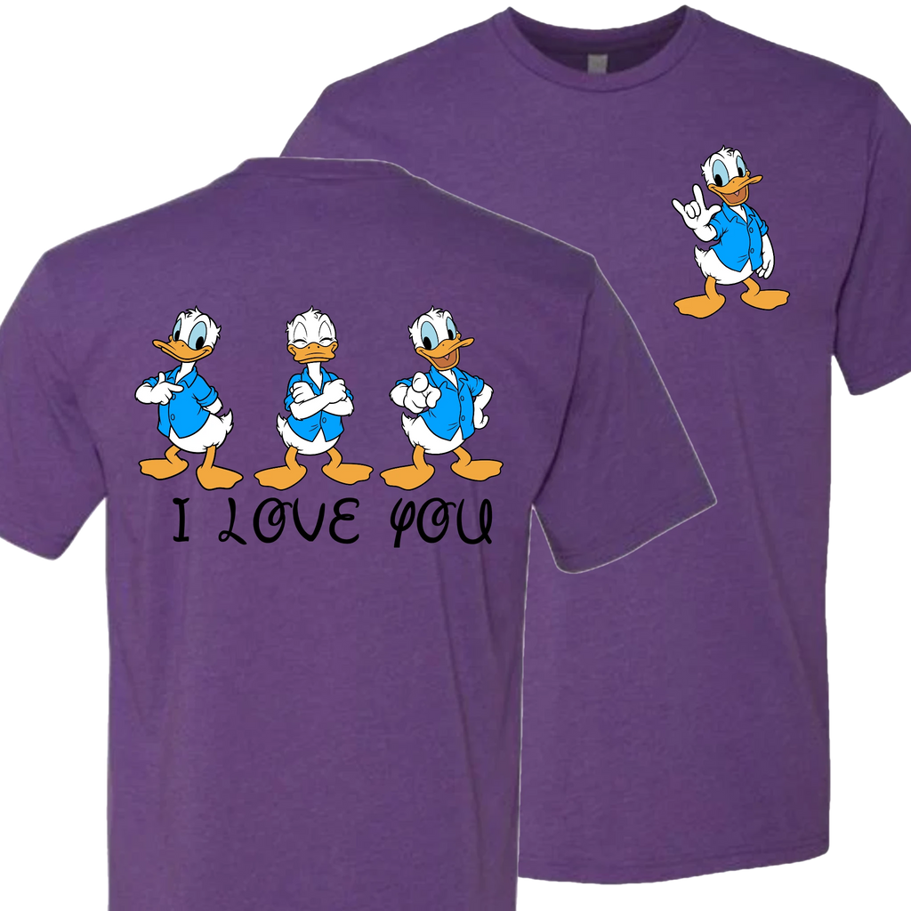 Donald ILY I Love You T-Shirt