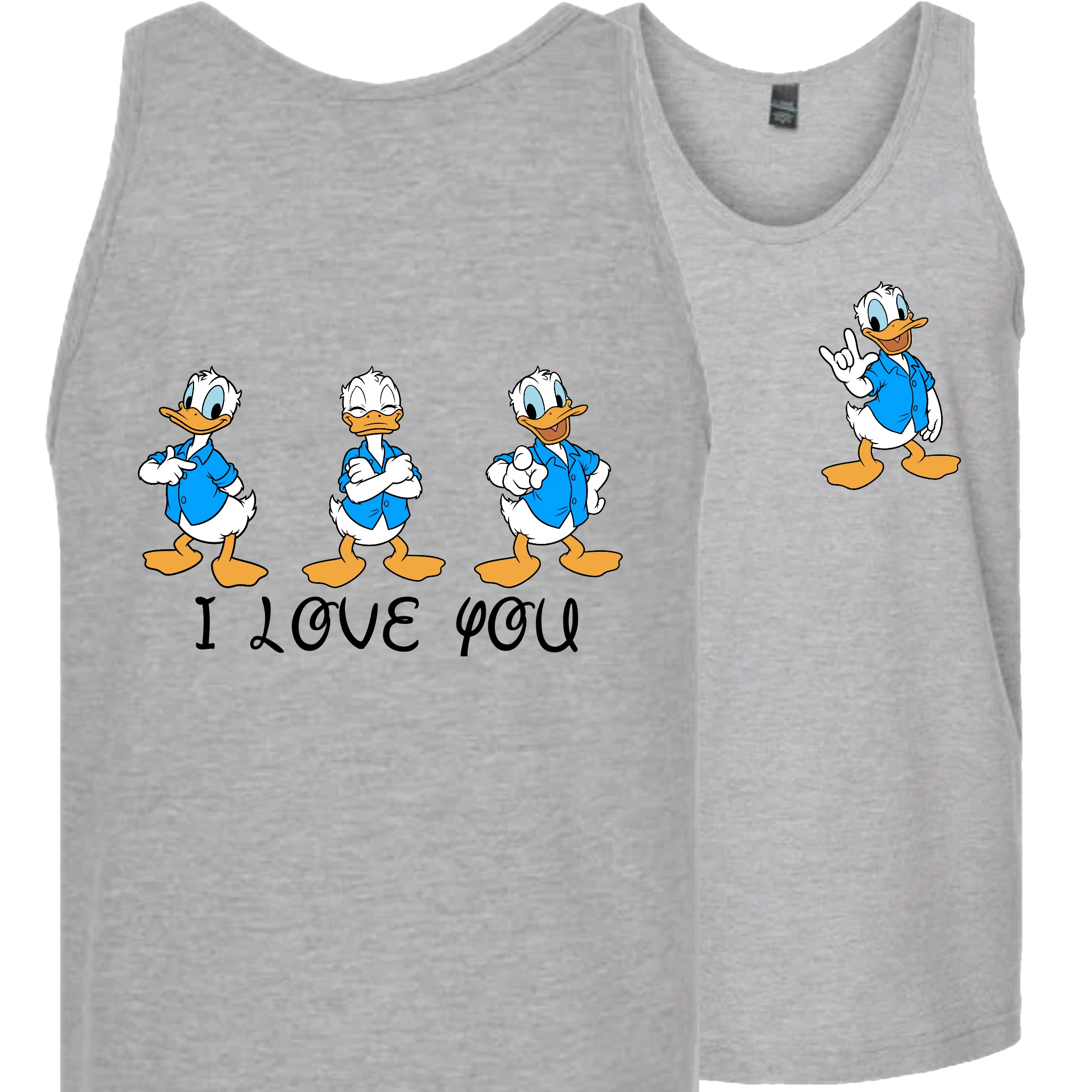 Donald ILY I Love You Tank Top (MEN)