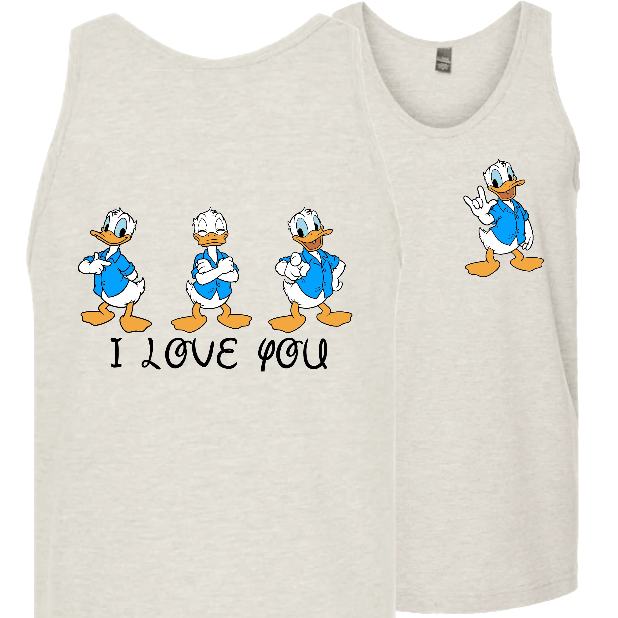 Donald ILY I Love You Tank Top (MEN)