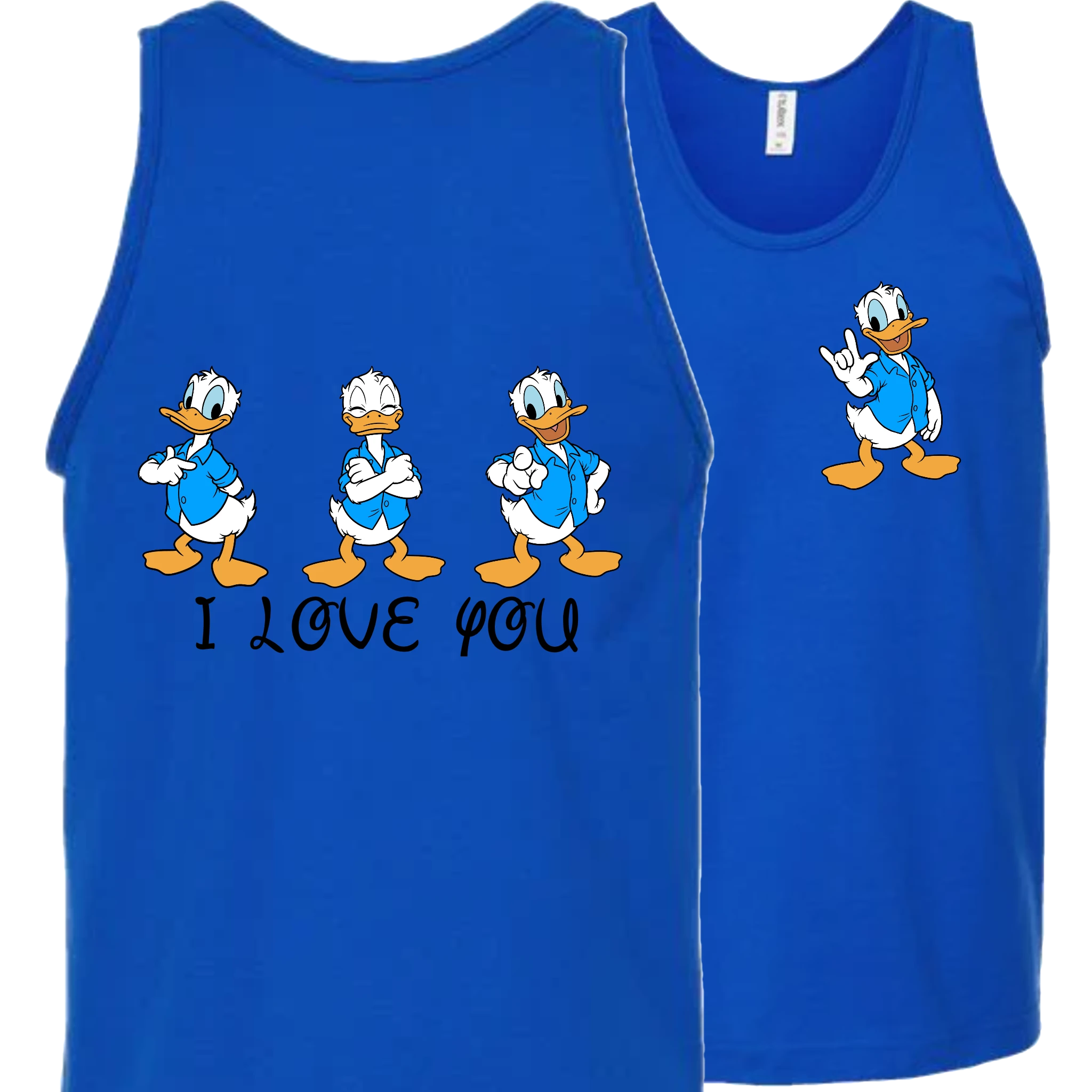 Donald ILY I Love You Tank Top (MEN)
