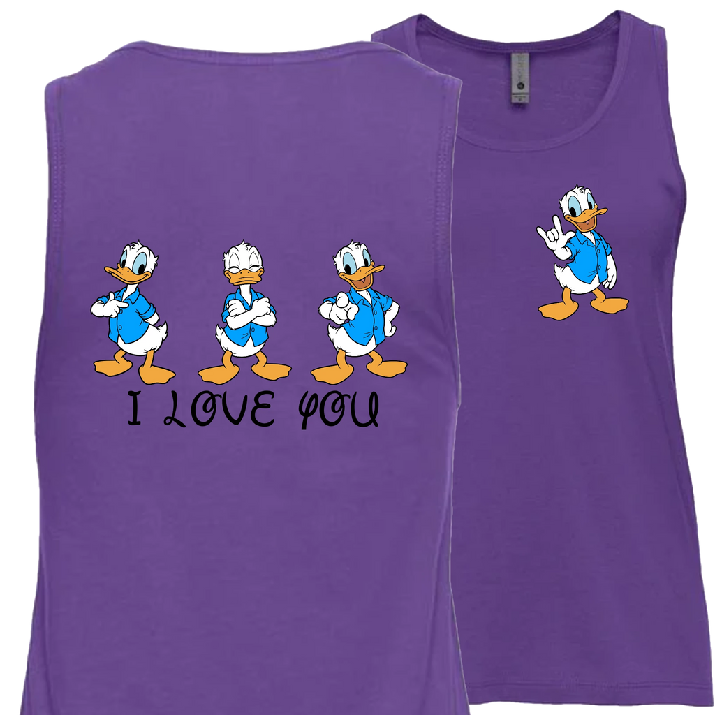 Donald ILY I Love You Tank Top (WOMEN)