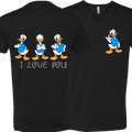 Donald ILY I Love You V-Neck T-Shirt (MEN)