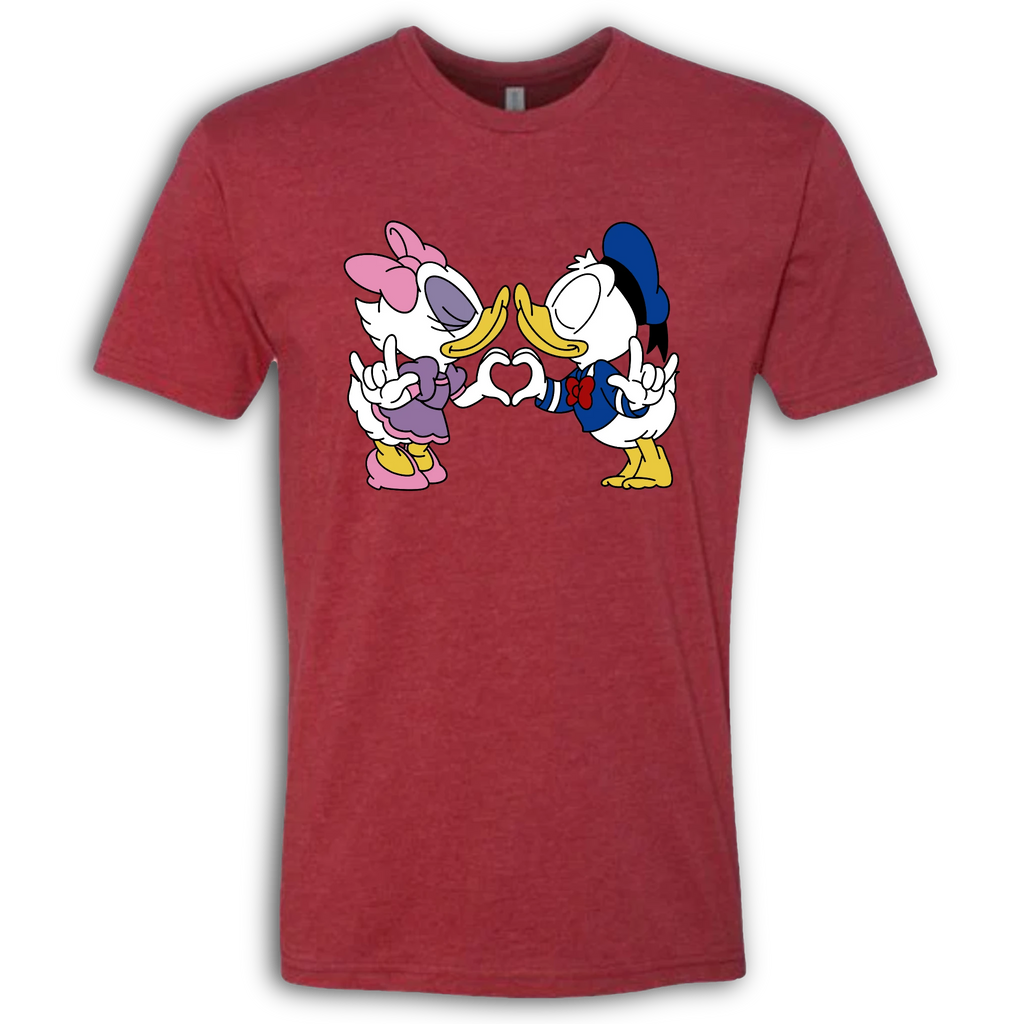 Donald & Daisy Hand Heart T-Shirt