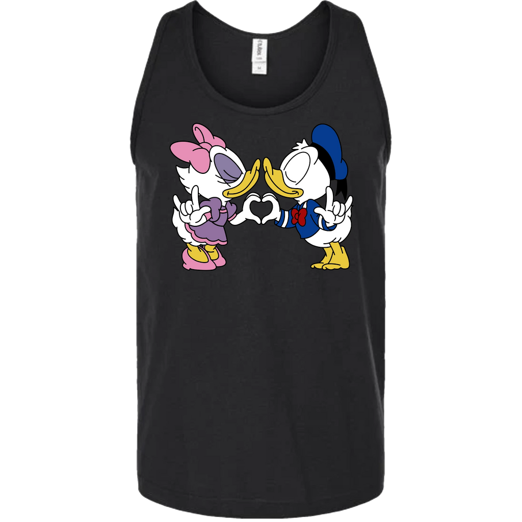 Donald & Daisy Hand Heart Tank Top (MEN)