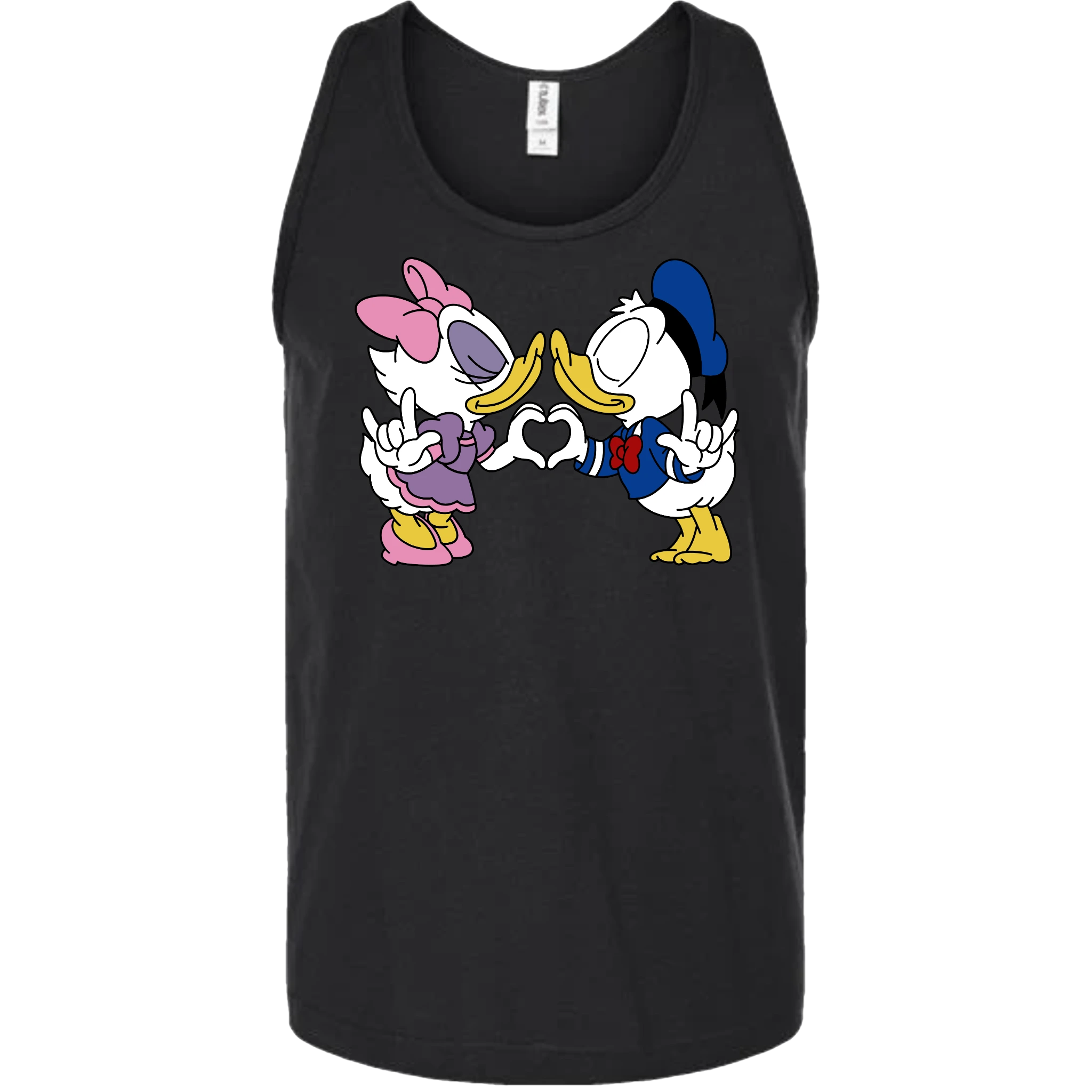 Donald & Daisy Hand Heart Tank Top (MEN)