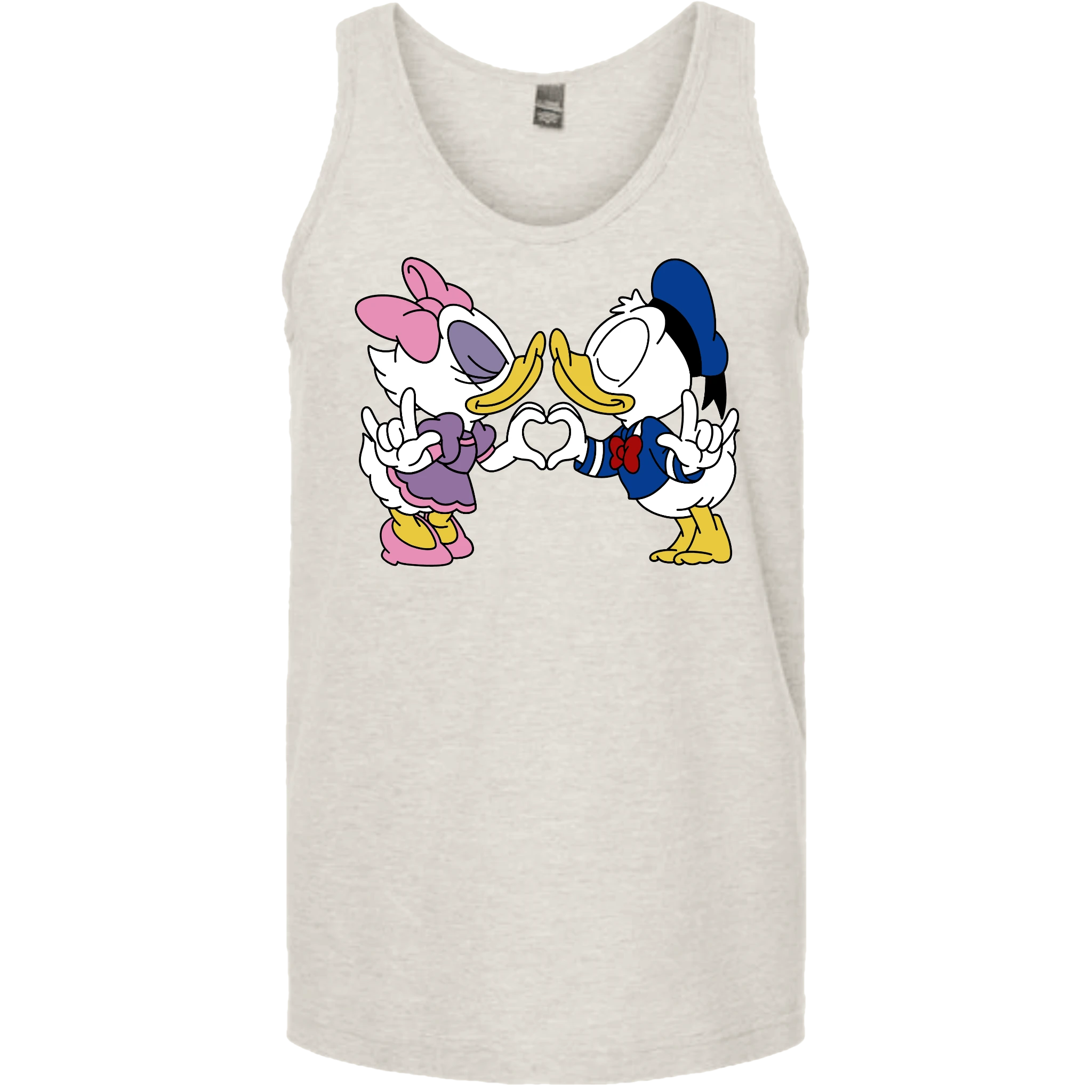 Donald & Daisy Hand Heart Tank Top (MEN)
