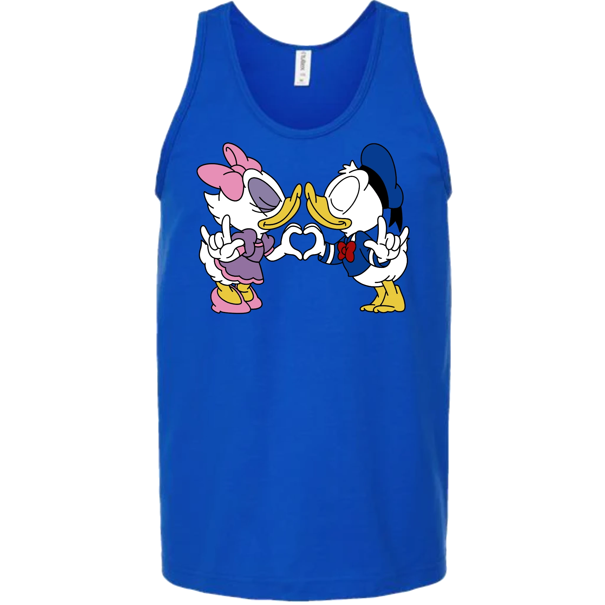 Donald & Daisy Hand Heart Tank Top (MEN)