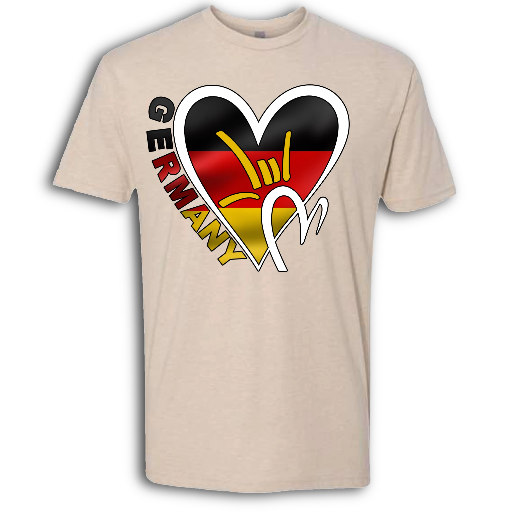 Germany Flag ILY HEART T-Shirt
